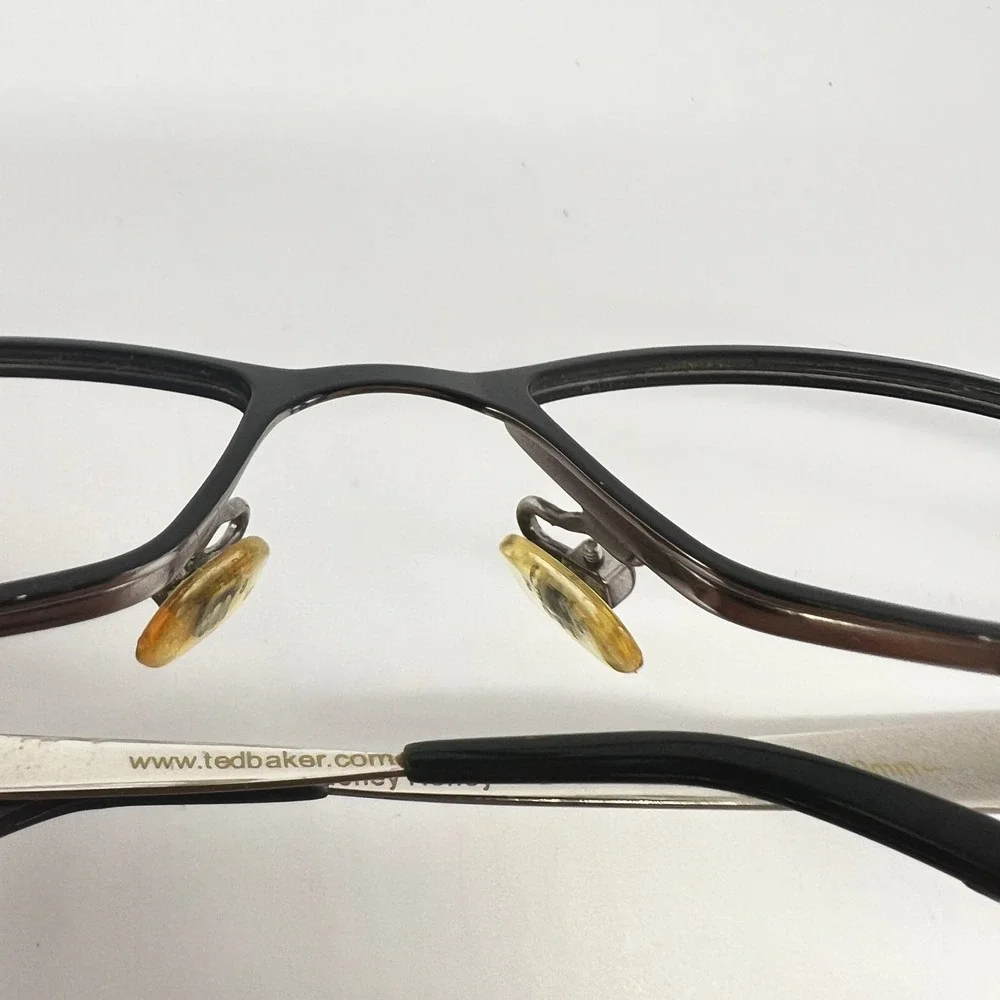 Ted Baker Money Honey B167 EBO 51-15-130 Brown Metal Eyeglass Frames Women
